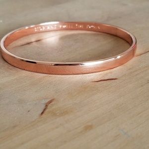 Kate spade rose gold bangle